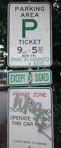 Haymarket Carpark Signage
